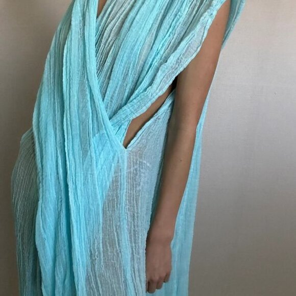 Aqua Blue Dress - Picture 2 of 2